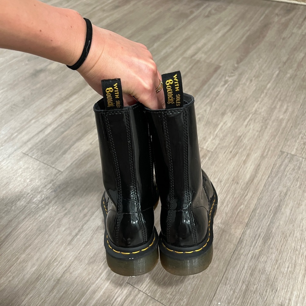 Dr. Martens Women’s Patent Leather Boots - Picture 7 of 16